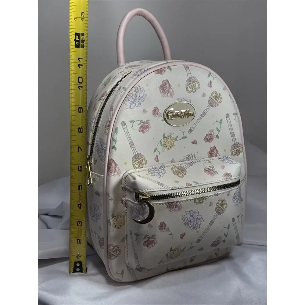 Pretty Guardian Sailor Moon Magic Wand & Flowers Mini Backpack ~ Hot Topic ~ NEW